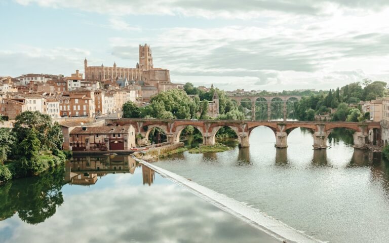 Le Pont-Vieux sur le Tarn et la cathédrale Sainte-Cécile d'Albi